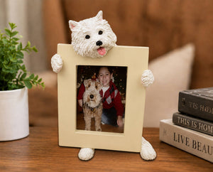 Westie (2 1/2x3 1/2) Small Photo Frame: Ceramic