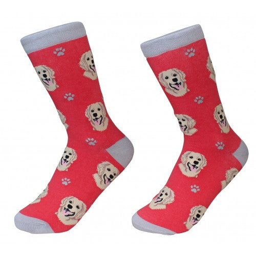 E&S Imports Pet Lover Unisex Socks - Golden Retriever (800-15)