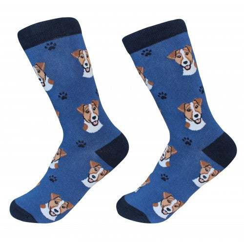 E&S Imports Pet Lover Unisex Socks - Jack Russell (800-17)