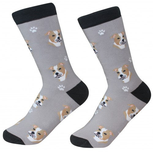 E&S Imports Pet Lover Unisex Socks - Pit Bull (800-26)