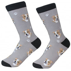 E&S Imports Pet Lover Unisex Socks - Pit Bull (800-26)