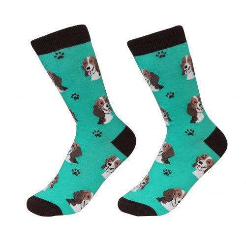 E&S Imports Pet Lover Unisex Socks - Basset Hound (800-2)