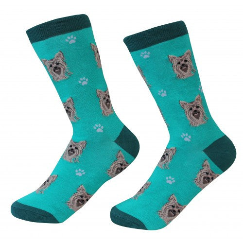 E&S Imports Pet Lover Unisex Socks - Yorkshire Terrier (Yorkie) (800-46)