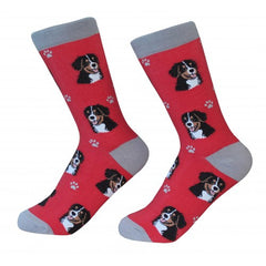 E&S Imports Pet Lover Unisex Socks - Bernese Mountain Dog (800-52)