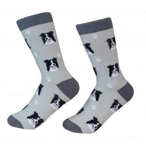 E&S Imports Pet Lover Unisex Socks - Border Collie (800-5)