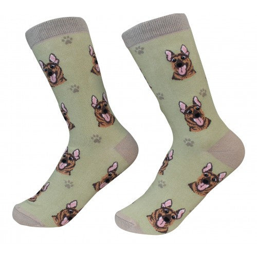 E&S Imports Pet Lover Unisex Socks - German Shepherd (800-75)