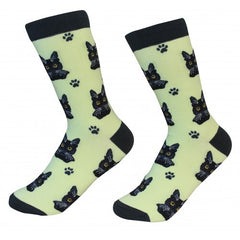 E&S Imports Pet Lover Unisex Socks - Black Cat (801-5)