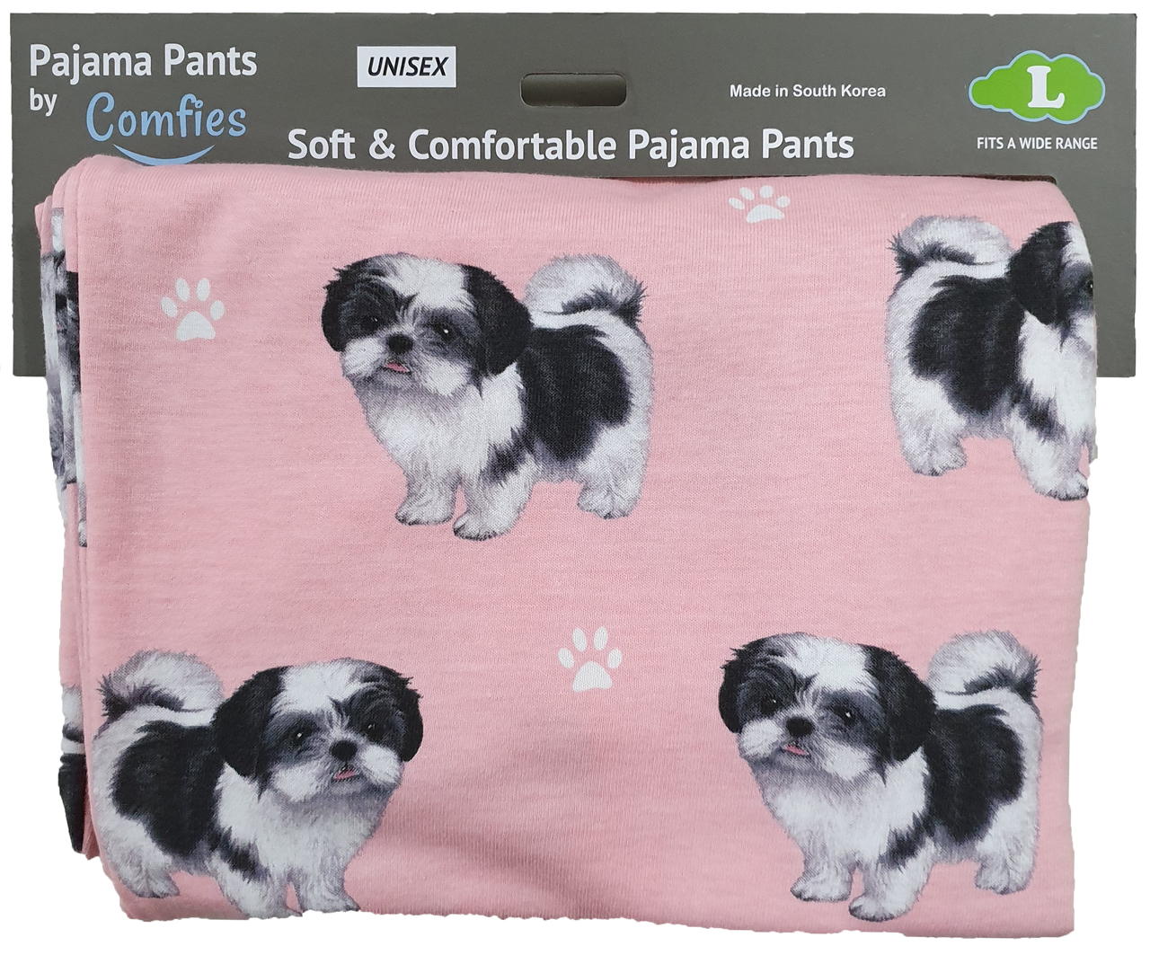 Comfies Unisex Pajama Bottoms - Shih Tzu (350-87)
