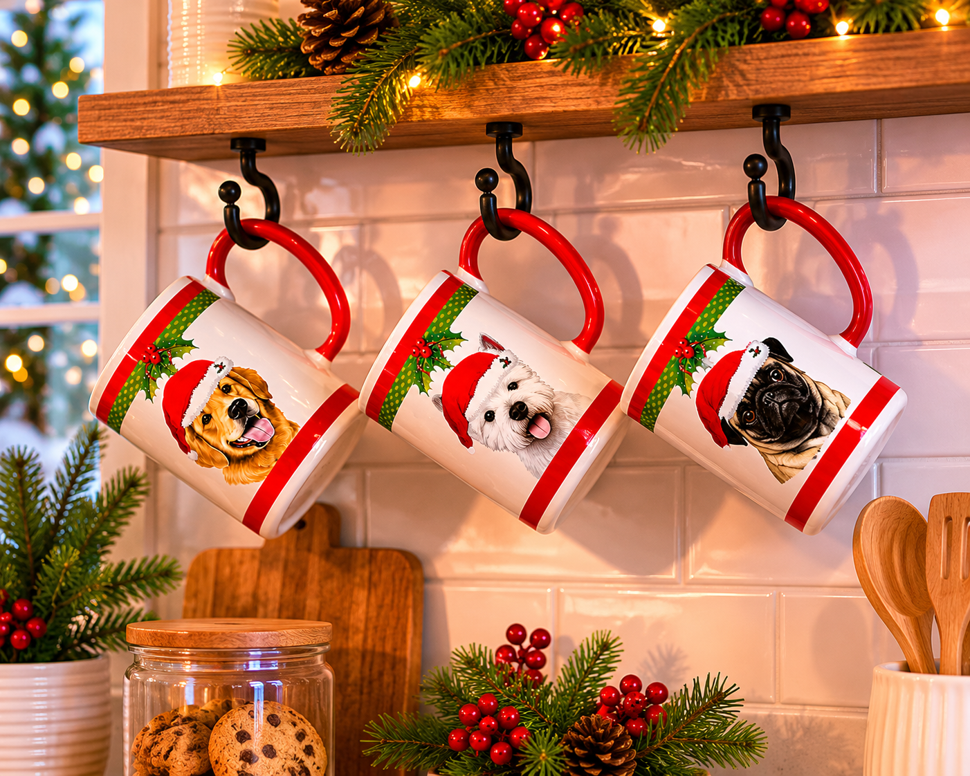 E&S Pets Beagle Christmas Mug