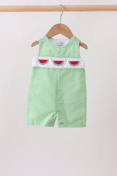 Green watermelon embroidery jonjon