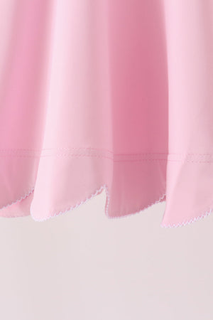 Pink Scalloped Dress