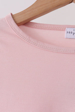 Pink bamboo pajama set