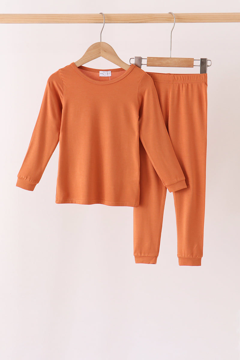 Caramel bamboo pajama set