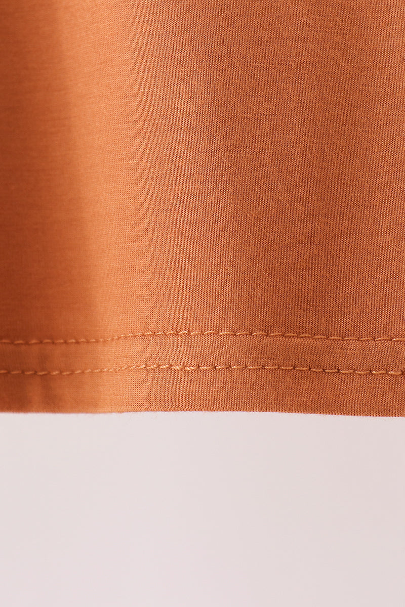 Caramel bamboo pajama set