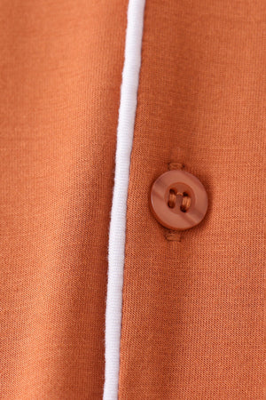 Caramel bamboo mom pajama set