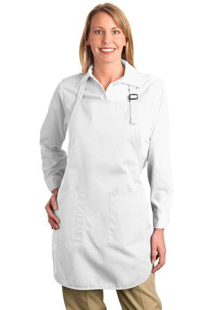 Port Authority Full Length Apron with Pockets - Great for home, in the garden or at work
