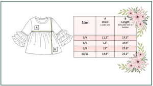 Ecru 3 Ruffle Shirt