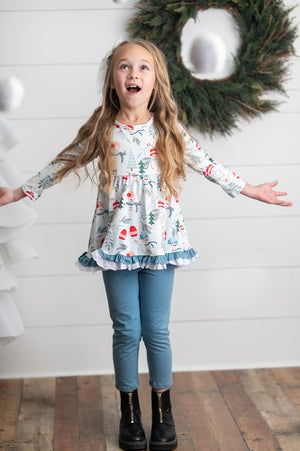 Snowman Pocket Pant Set