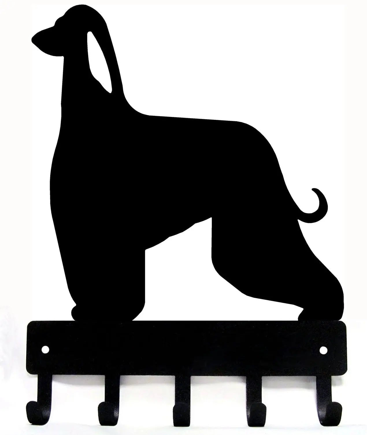 Afghan Hound Dog Key Rack/ Leash Hanger