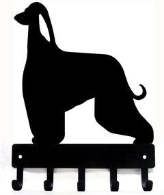 Afghan Hound Dog Key Rack/ Leash Hanger