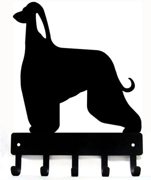 Afghan Hound Dog Key Rack/ Leash Hanger