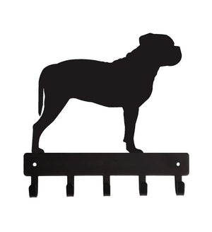 American Bulldog Dog Key Rack/ Leash Hanger