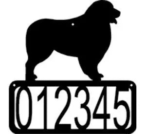 Australian Shepherd Dog House Address Sign