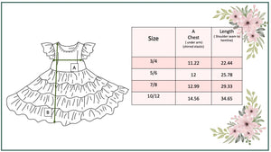 Ava Hot Pink Tiered Ruffles Dress