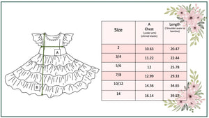 Ava Periwinkle Tiered Dress