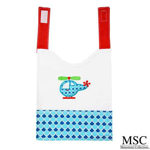 Laminated Canvas Bib - Helicopter (BIHE/8177)
