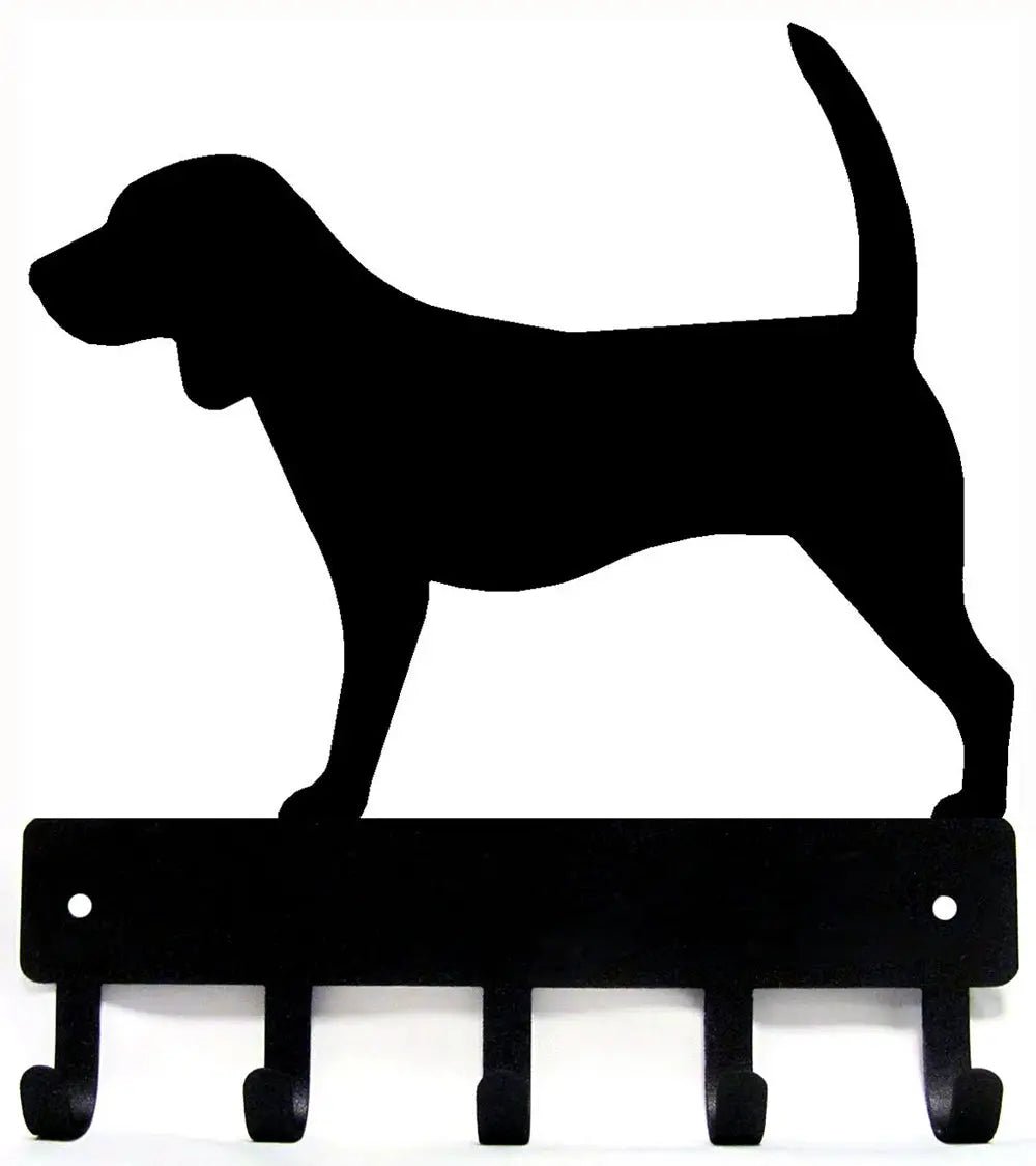 Beagle Key Holder and Leash Hooks