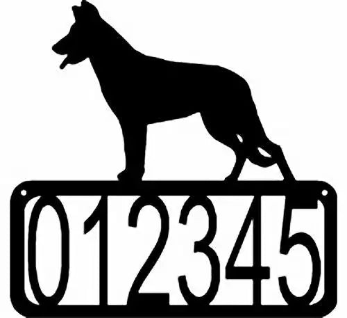 Beauceron Dog House Address Sign