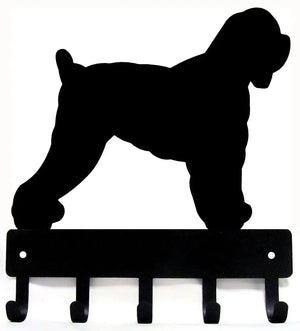 Black Russian Terrier Dog Key Rack/ Leash Hanger