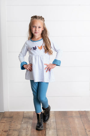 Blue Chicken Pant Set