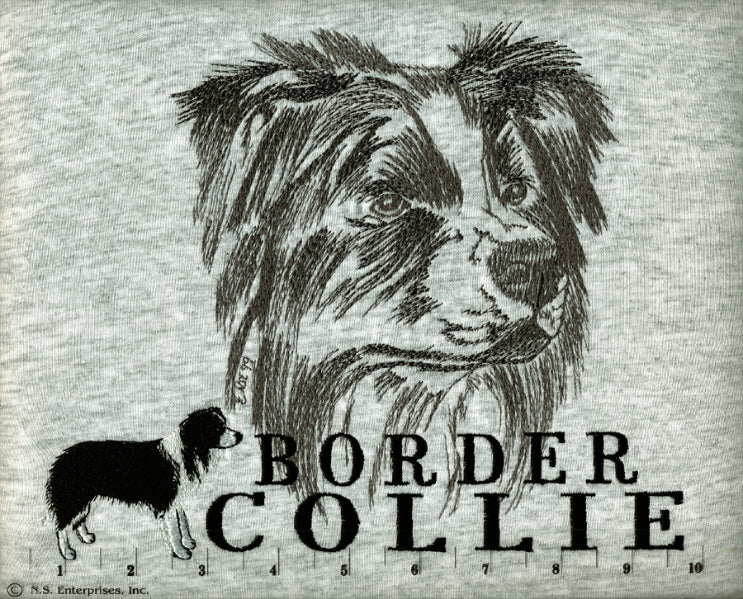 Gr8 Dogs Brand Border Collie Adult T-Shirt