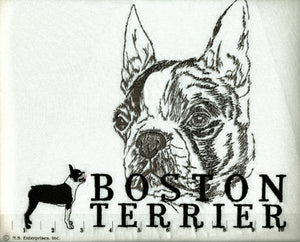 Gr8 Dogs Brand Boston Terrier Adult T-Shirt