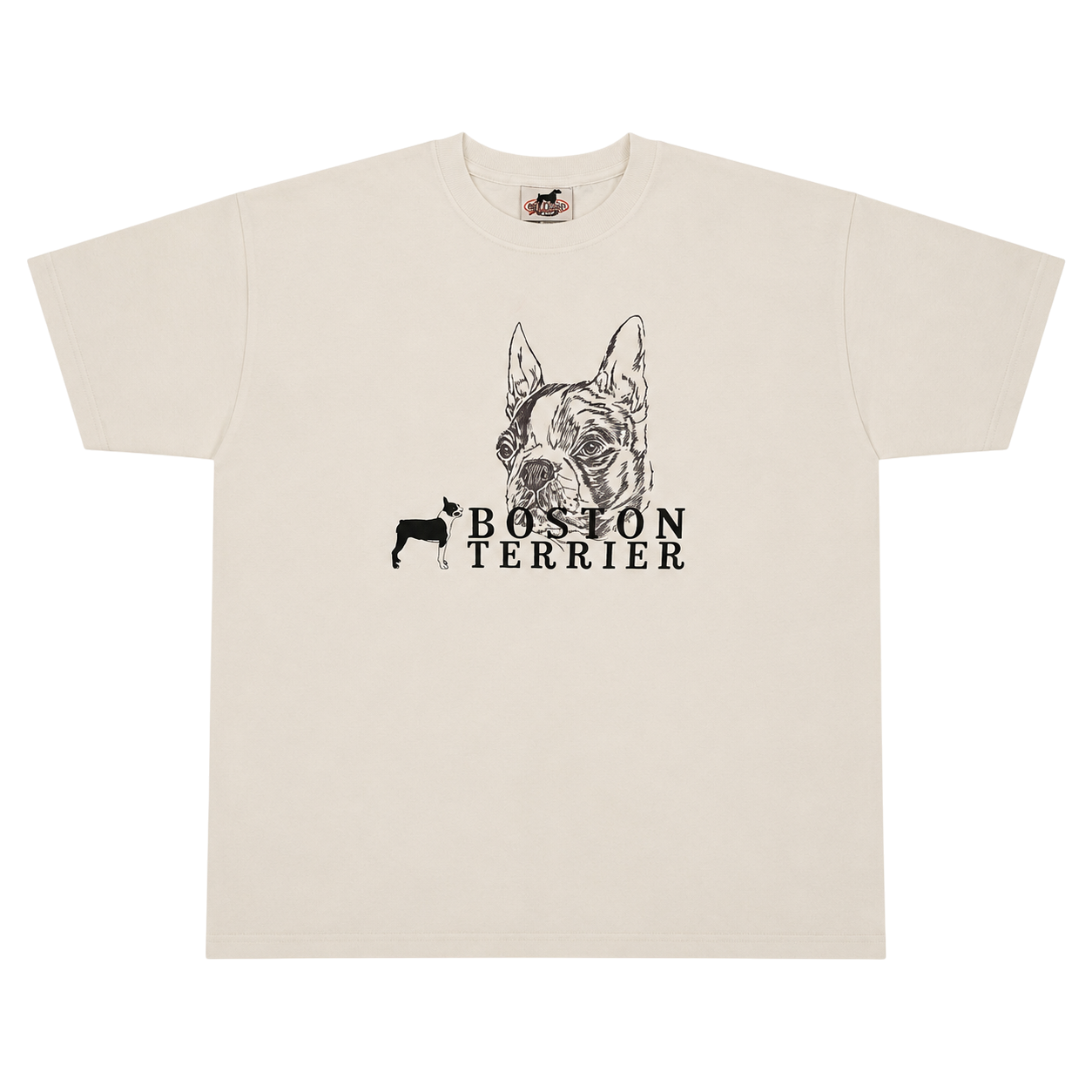 Gr8 Dogs Brand Boston Terrier Adult T-Shirt