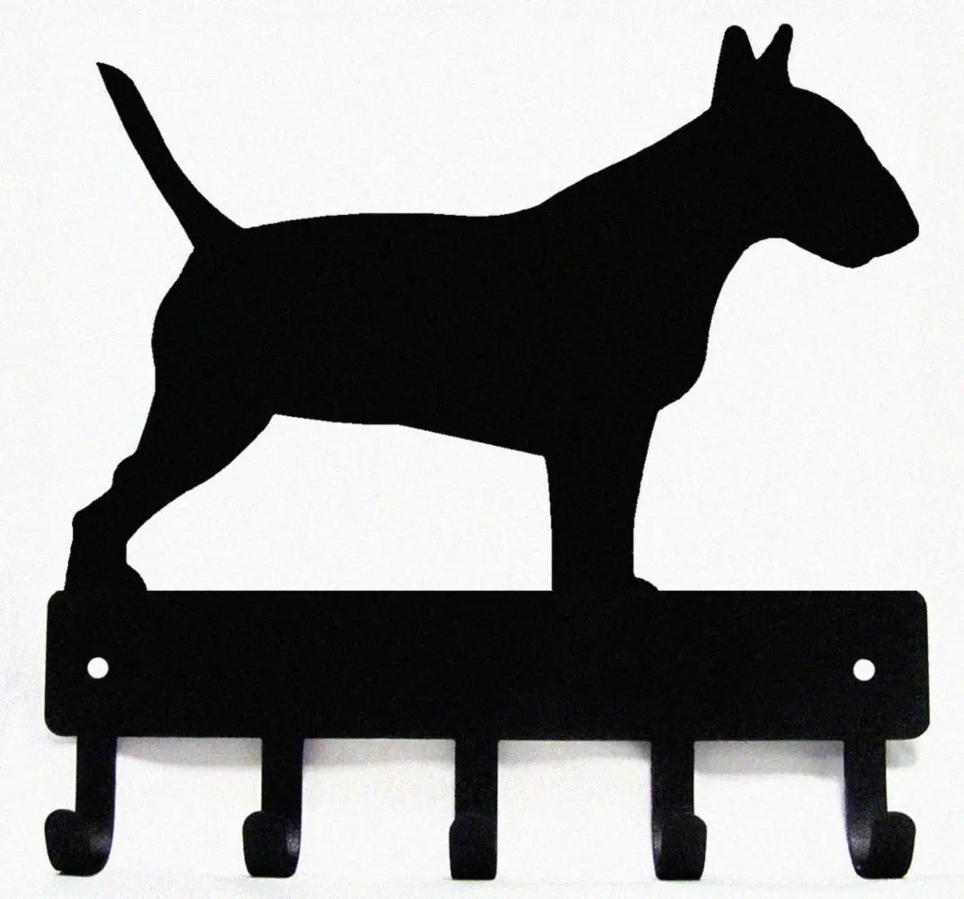 Bull Terrier Dog Key Rack/ Leash Hanger