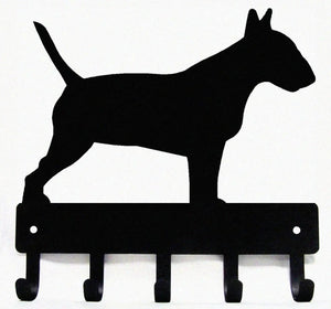 Bull Terrier Dog Key Rack/ Leash Hanger
