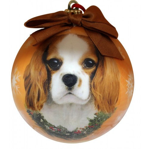 E&S Imports Shatter Proof Ball Christmas Ornament - Cavalier King Charles(CBO-18)