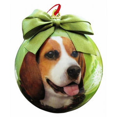 E&S Imports Shatter Proof Ball Christmas Ornament - Beagle(CBO-3)