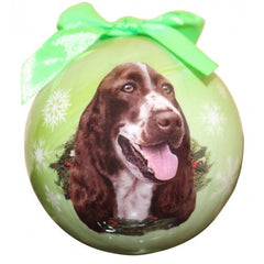 E&S Imports Shatter Proof Ball Christmas Ornament - Springer Spaniel(CBO-42)