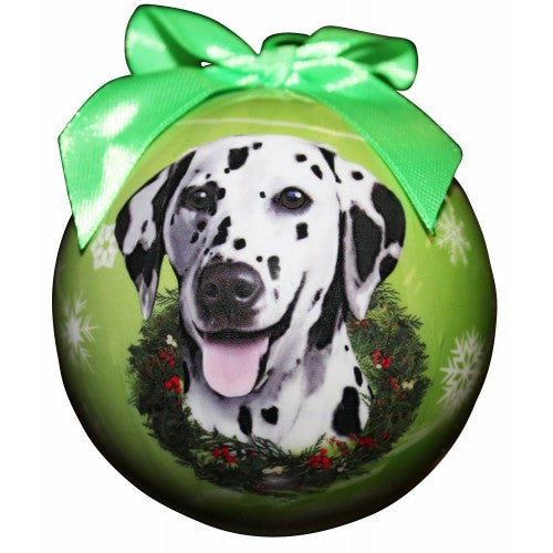 E&S Imports Shatter Proof Ball Christmas Ornament - Dalmatian(CBO-47)