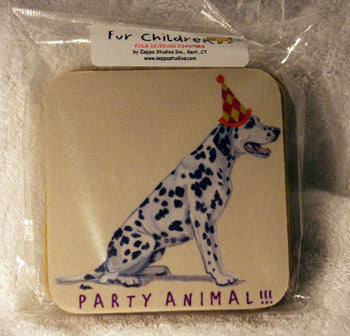 Fur Children Party Animal Coasters - Dalmatian (PC040452)
