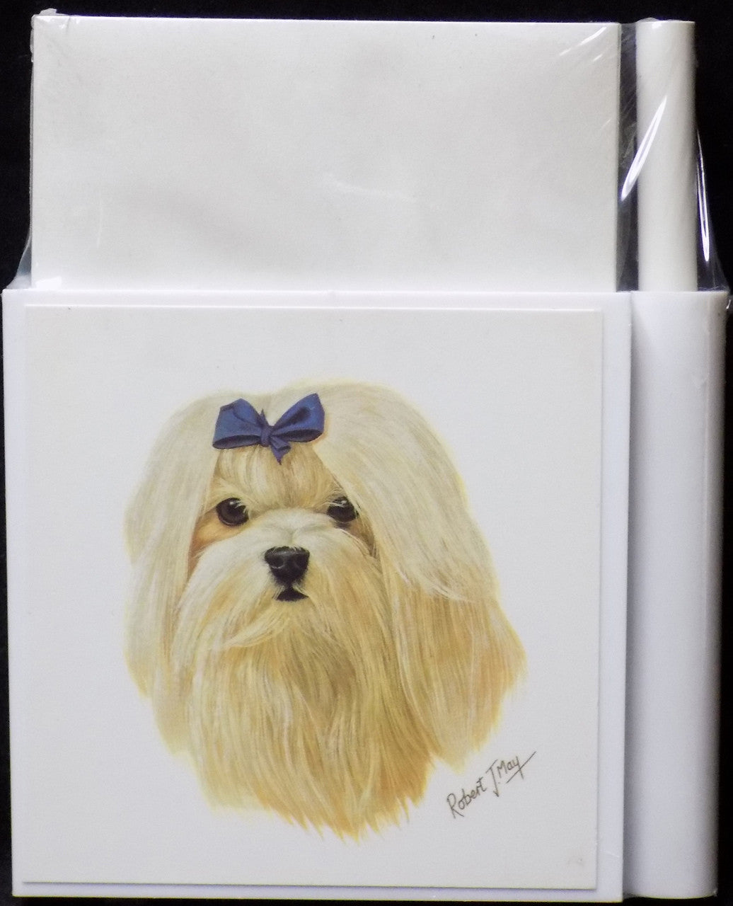 Hold-A-Note Designs by Robert May - Maltese (RHN34)