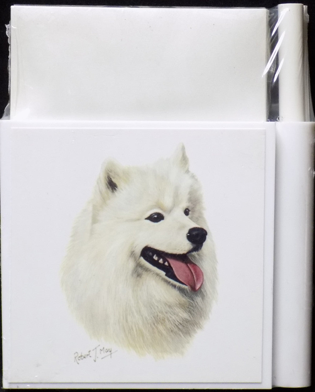 Hold-A-Note Designs by Robert May - Samoyed (RHN39)