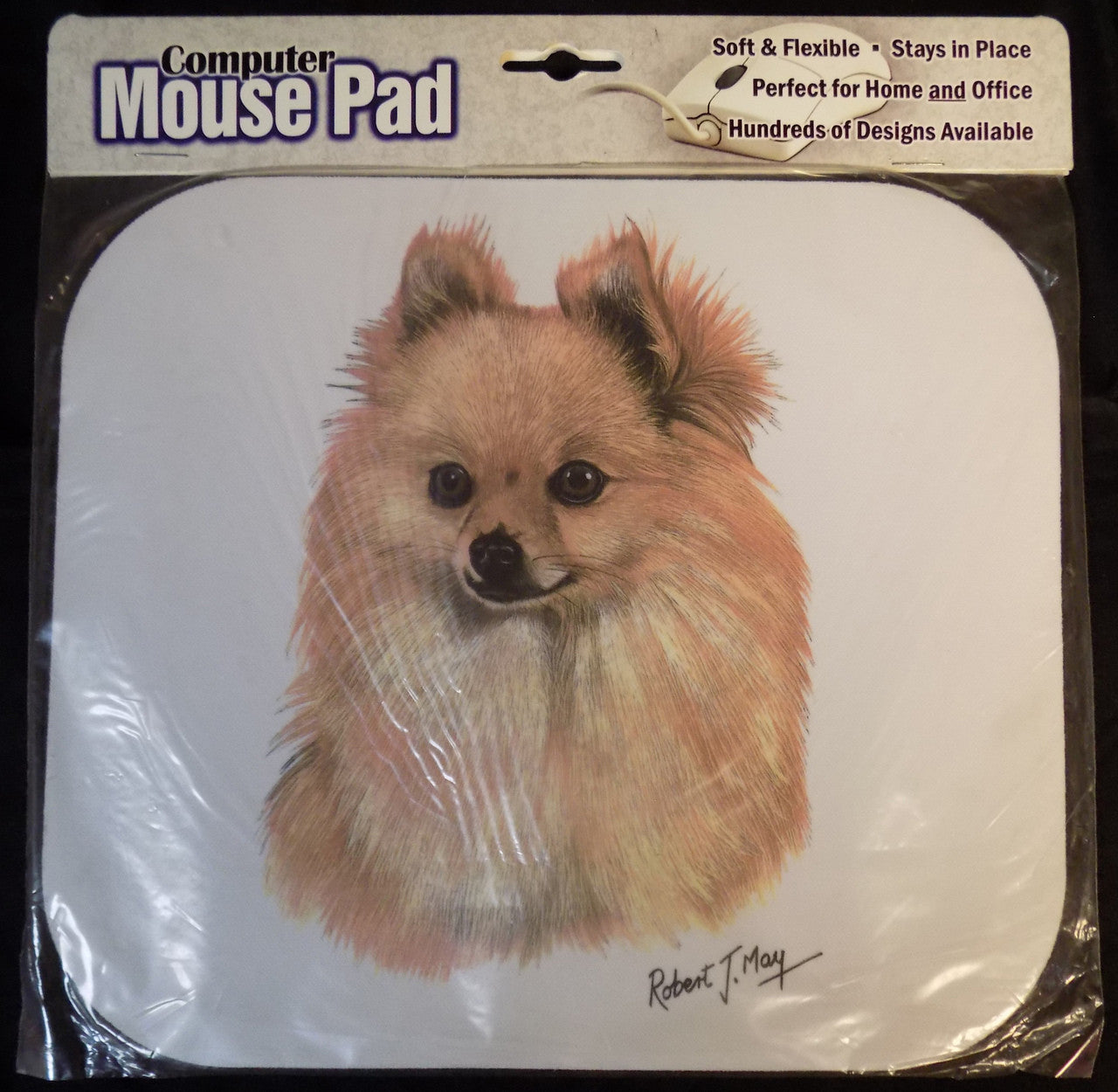 Mouse Pad Designs by Robert May - Pomeranian (RMP03A)