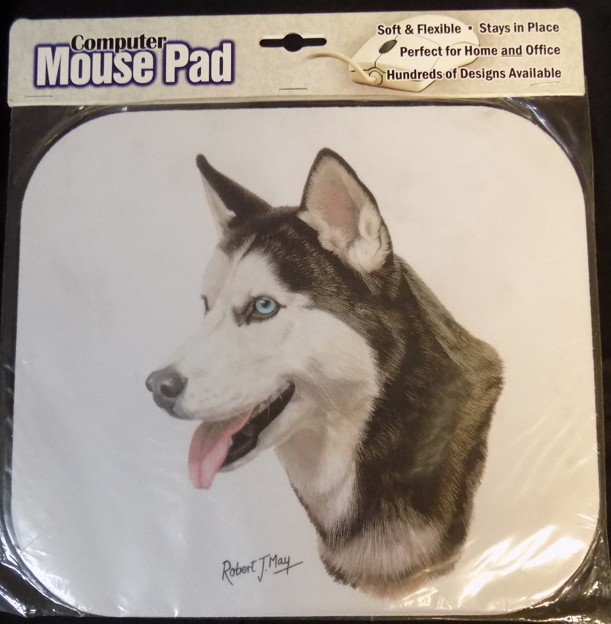 Mouse Pad Designs by Robert May - Siberian Husky (RMP17A)
