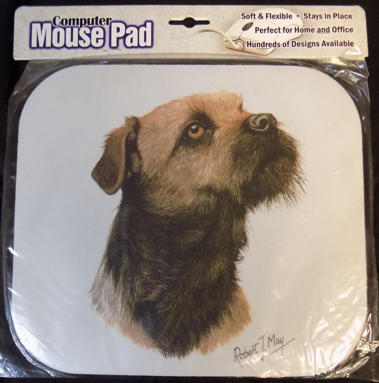 Mouse Pad Designs by Robert May - Border Terrier (RMP94)