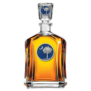 South Carolina Palmetto Capitol Decanter